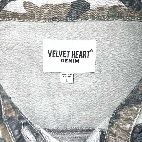 Velvet Heart Denim Camo Jacket - Picture 2 of 6